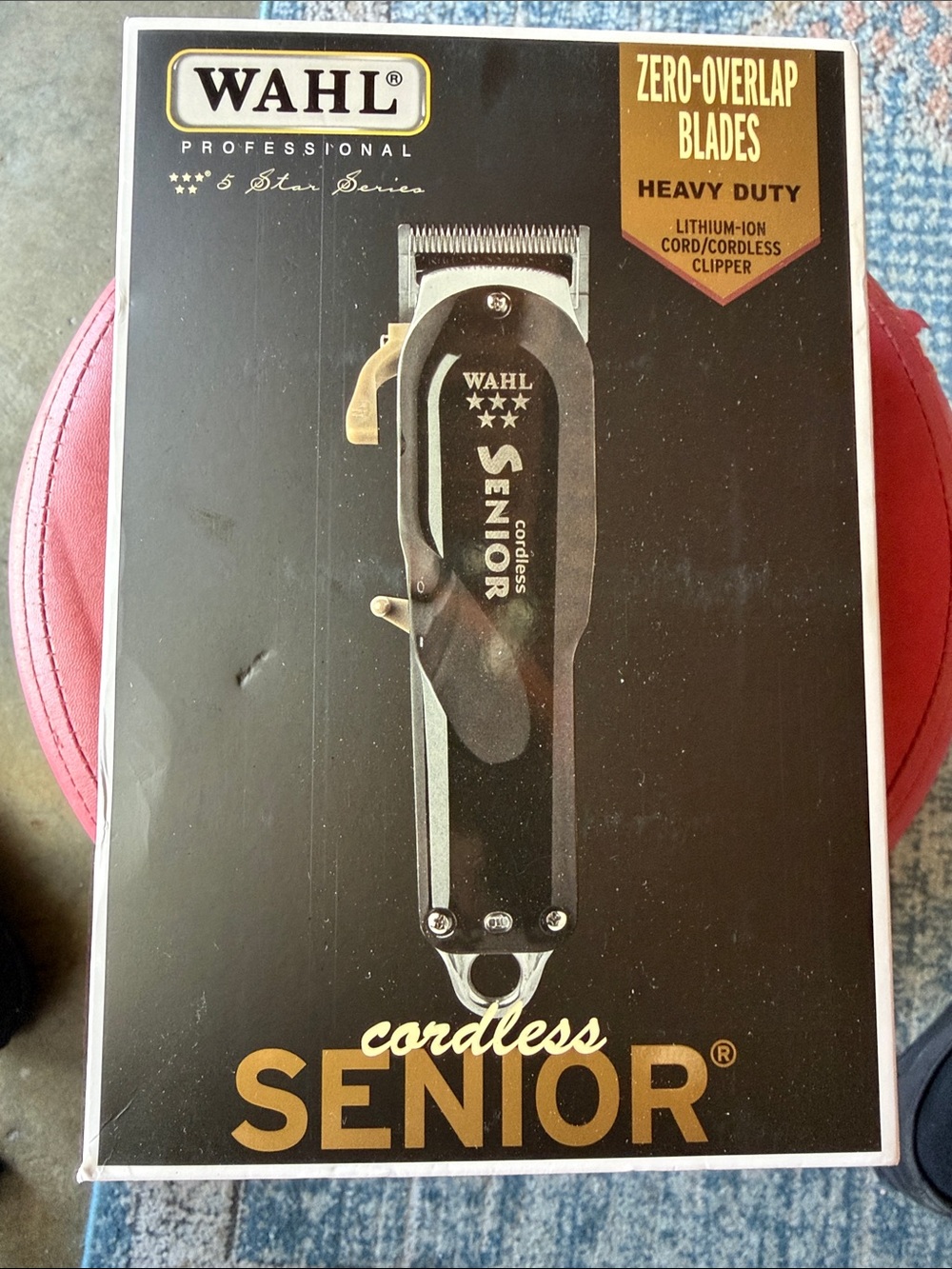 Wahl Cordless Senior Clipper - Black & Gold Accents